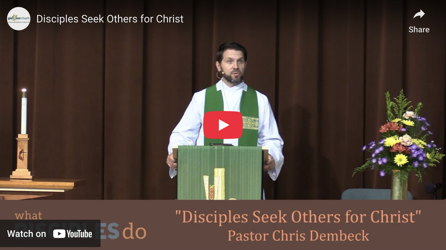 Disciples Seek Others for Christ