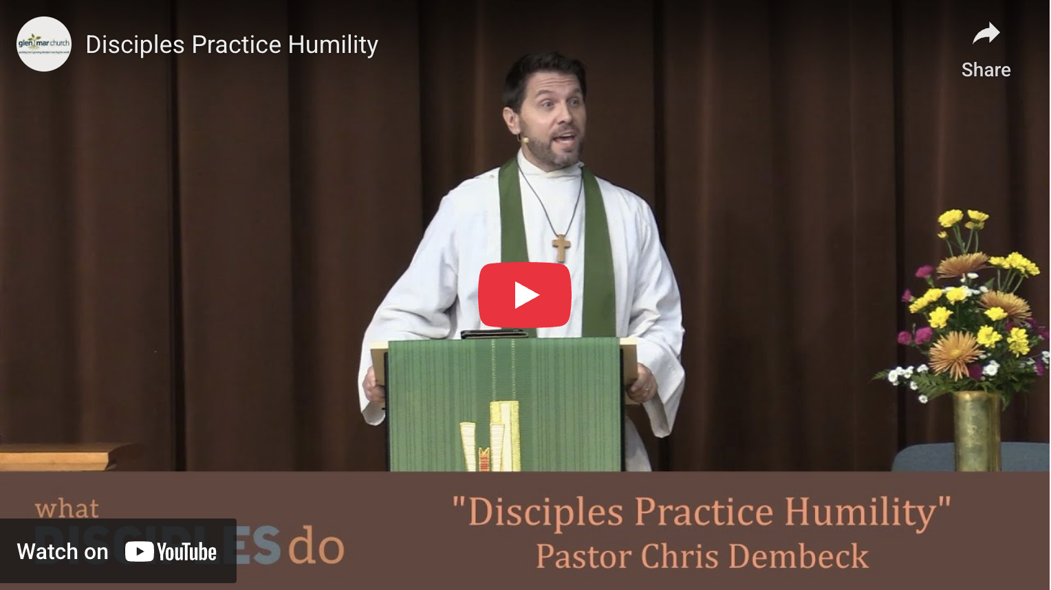 Disciples Practice Humility