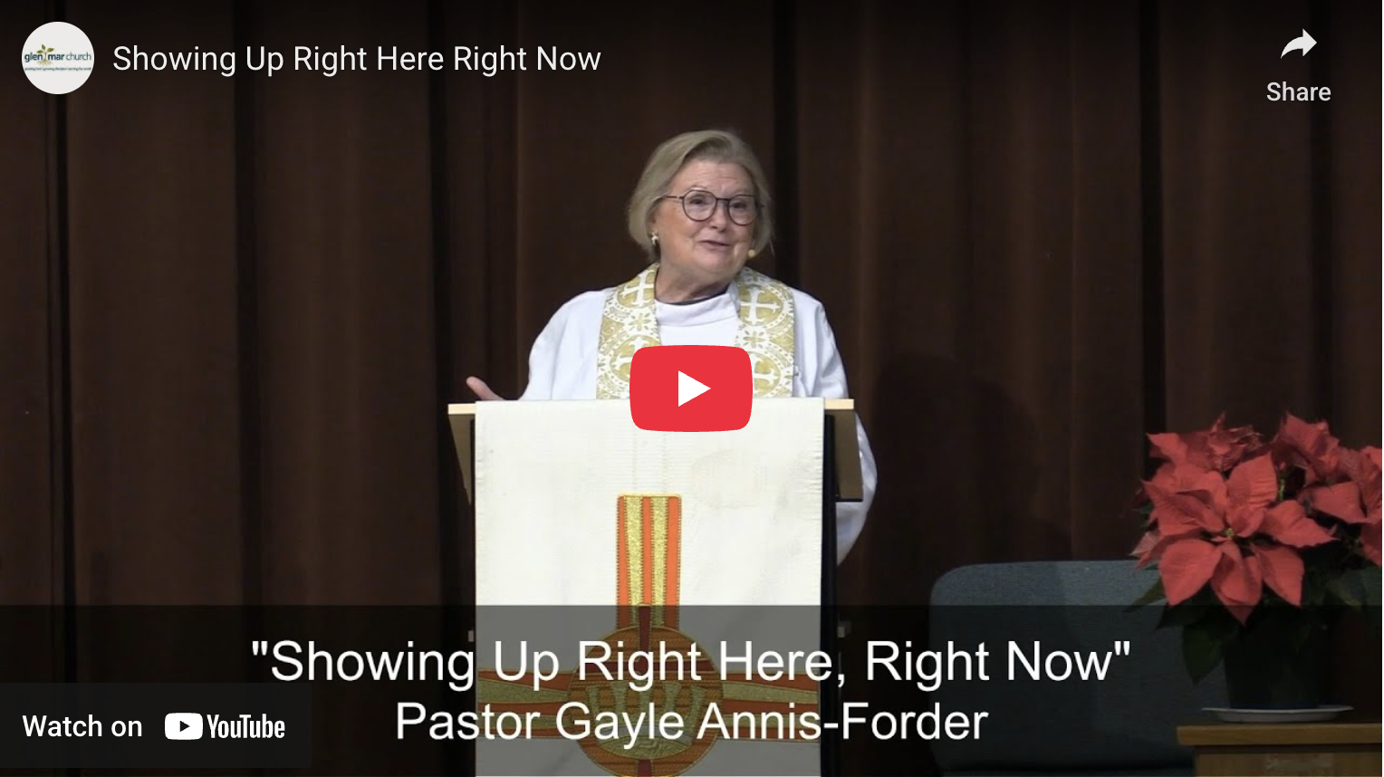 Showing Up Right Here Right Now