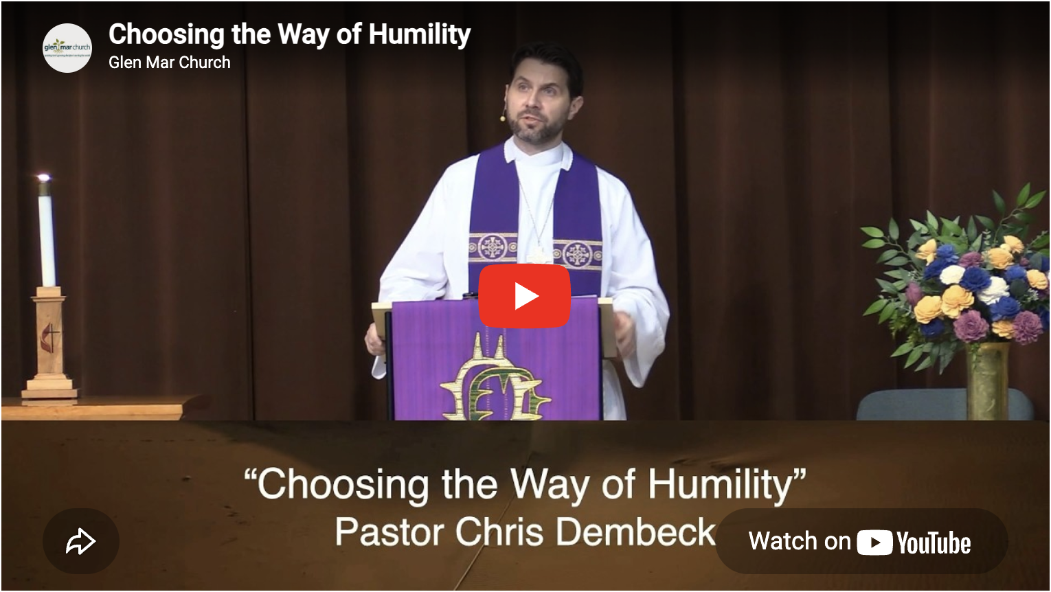 Choosing the Way of Humility