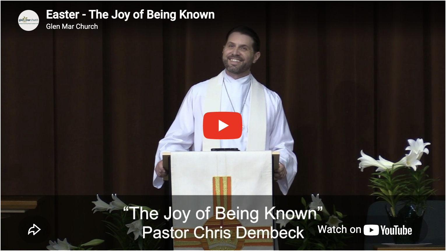 Easter - The Joy of Being Known