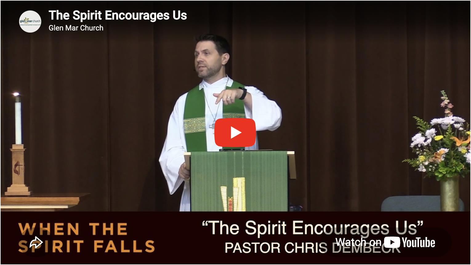 The Spirit Encourages Us