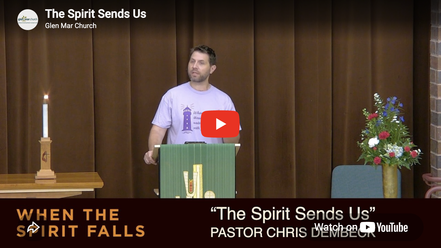 The Spirit Sends Us