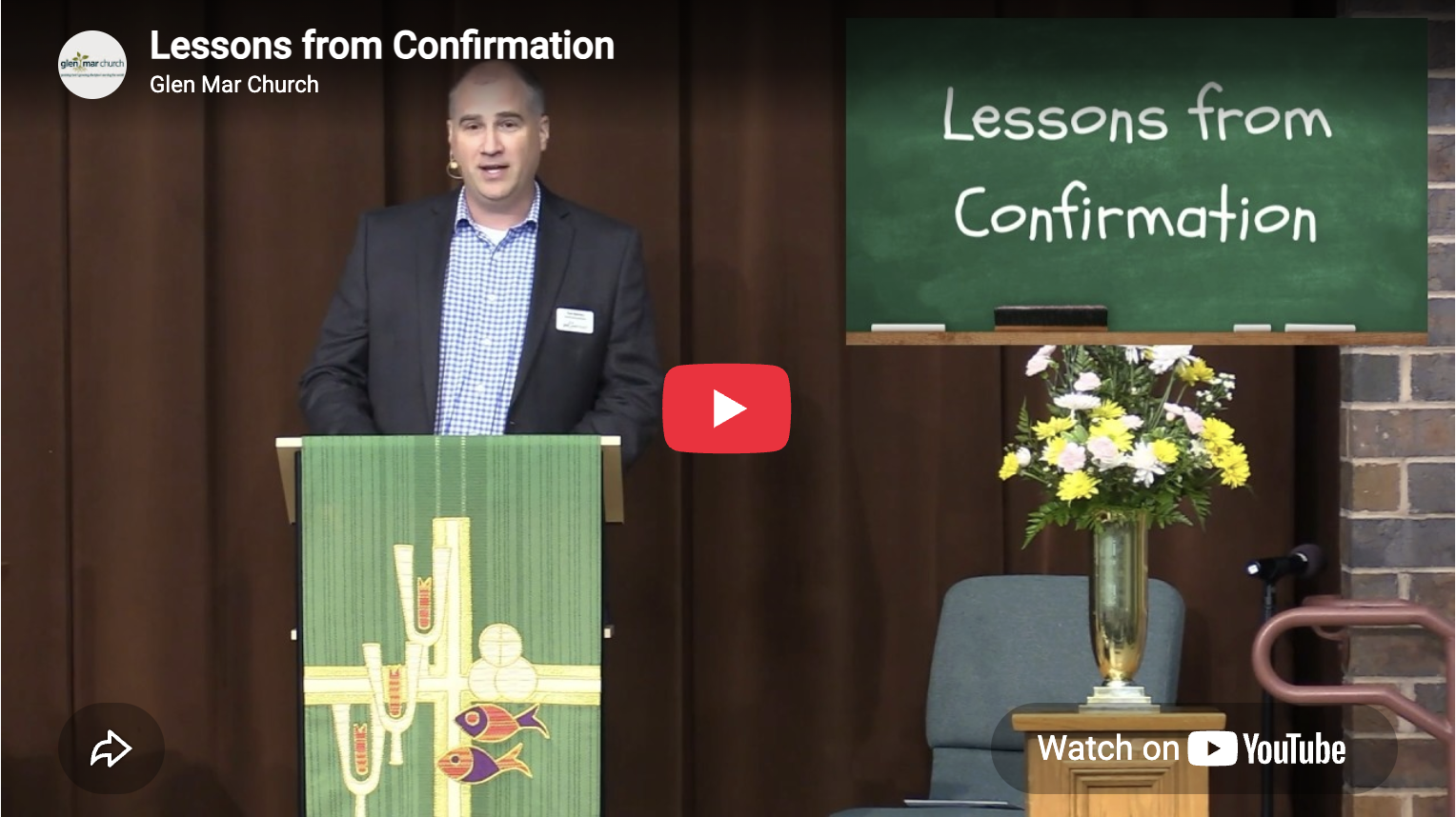 Lessons from Confirmation